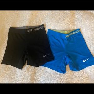 2 Nike Pro Combat 5” Shorts